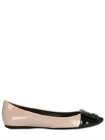 ROGER VIVIER - BELLE DE NUIT BICOLOR PATENT FLATS