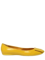 ROGER VIVIER - BELLE DE NUIT PATENT BALLERINA FLATS
