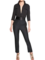 ALEXANDER MCQUEEN - TUTA TUXEDO IN FRESCO DI LANA STRETCH