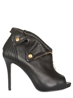 ALEXANDER MCQUEEN - 110MM LEATHER FAITHFUL BOOTS