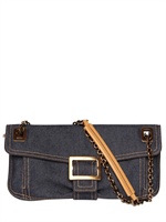 ROGER VIVIER - METROPOLITAN DENIM UMHÄNGETASCHE