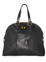YVES SAINT-LAURENT - MUSE OVERSIZE LEATHER TOP HANDLE