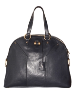 YVES SAINT-LAURENT - MUSE OVERSIZE LEATHER TOP HANDLE