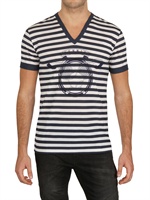 DOLCE & GABBANA - GESTREIFTES T-SHIRT