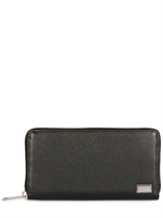 DOLCE & GABBANA - PORTAFOGLIO IN PELLE CON ZIP