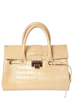 JIMMY CHOO - ROSALIE IN PELLE STAMPA COCCODRILLO