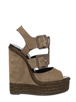 PIERRE HARDY - ZEPPE IN CAMOSCIO CON FIBBIA 150MM
