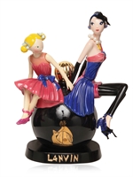 LANVIN - STATUETTA MADRE E FIGLIA IN PORCELLANA