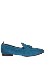 RAPARO - TASSELED PERFORATED SUEDE LOAFERS