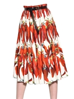 DOLCE & GABBANA - HOT PEPPER BAUMWOLL POPLIN ROCK