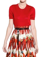 DOLCE & GABBANA - SILK KNIT TOP