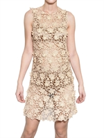 DOLCE & GABBANA - COTTON LACE MACRAMÉ DRESS