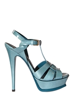 YVES SAINT-LAURENT - 140MM TRIBUTE PATENT SANDALS