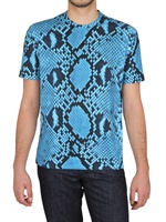 JIL SANDER - PYTHON PRINTED JERSEY T-SHIRT