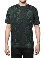 JIL SANDER - PYTHON PRINTED JERSEY T-SHIRT