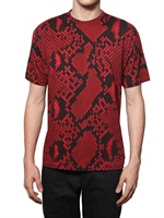 JIL SANDER - PYTHON PRINTED JERSEY T-SHIRT