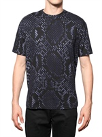 JIL SANDER - PYTHON PRINTED JERSEY T-SHIRT