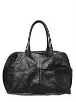 A BRAND APART - TWISTED HALFMOON TEXTURED LEATHER TOP H