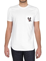 DSQUARED - COTTON JERSEY DOG PRINT T-SHIRT