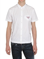 DSQUARED - BAUMWOLL POPLIN UND STRICK HEMD