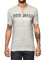 DSQUARED - SILK COTTON JERSEY SERAFINO T-SHIRT