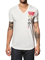 DSQUARED - COTTON JERSEY MUSCLE PRINT T-SHIRT