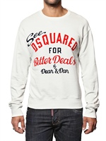 DSQUARED - SEE DSQUARED DYED FLEECE SWEATSHIRT