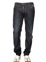 DSQUARED - 19CM SLIM FIT DISTRESSED DENIM JEANS