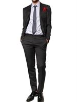 DSQUARED - PINSTRIPED WOOL MILAN CUT SUIT