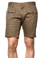 DSQUARED - COTTON TWILL COOL GUY SHORTS