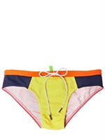 DSQUARED - MULTICOLORED STRETCH NYLON BATHING SUIT