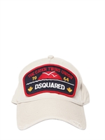 DSQUARED - CAPPELLO MODELLO BASEBALL EFFETTO CONSUMATO
