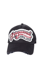 DSQUARED - CAPPELLO MODELLO BASEBALL EFFETTO CONSUMATO