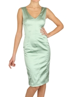 D&G - TEHNO SATIN STRETCH COCKTAIL DRESS