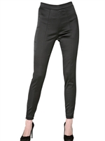 D&G - PANTALONI LEGGINGS IN SATIN STRETCH