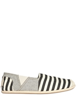 D&G - STRIPED CANVAS ESPADRILLAS LOAFERS