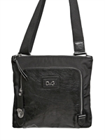 D&G - NYLON AND BUFALO FLAT SHOULDER BAG