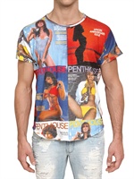 D&G - PENTHOUSE COVER PRINTED JERSEY T-SHIRT