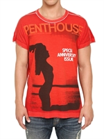 D&G - PENTHOUSE COVER RAW CUT JERSEY T-SHIRT