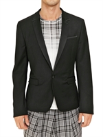 D&G - STRETCH WOOL TUXEDO JACKET