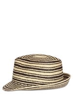 D&G - CAPPELLO PANAMA DI PAGLIA A RIGHE
