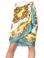 D&G - BEDRUCKTER SEIDEN TWILL ROCK