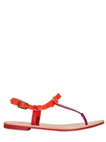 SALVATORE FERRAGAMO - MY SUMMER PATENT THONG FLATS