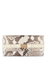 SALVATORE FERRAGAMO - TRIFOLD PYTHON WALLET