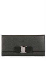 SALVATORE FERRAGAMO - LONG LEATHER WALLET