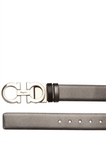 SALVATORE FERRAGAMO - MEDITERRANEO LEATHER BELT