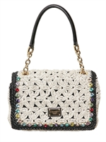 DOLCE & GABBANA - MISS CHARLES CROCHET TOP HANDLE