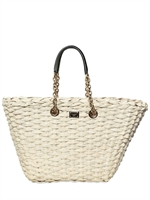DOLCE & GABBANA - MARKET BAG INTRECCIATA