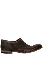 CASADEI - WASHED LEDER SCHNÜRSCHUHE