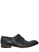 CASADEI - WASHED LEDER SCHNÜRSCHUHE